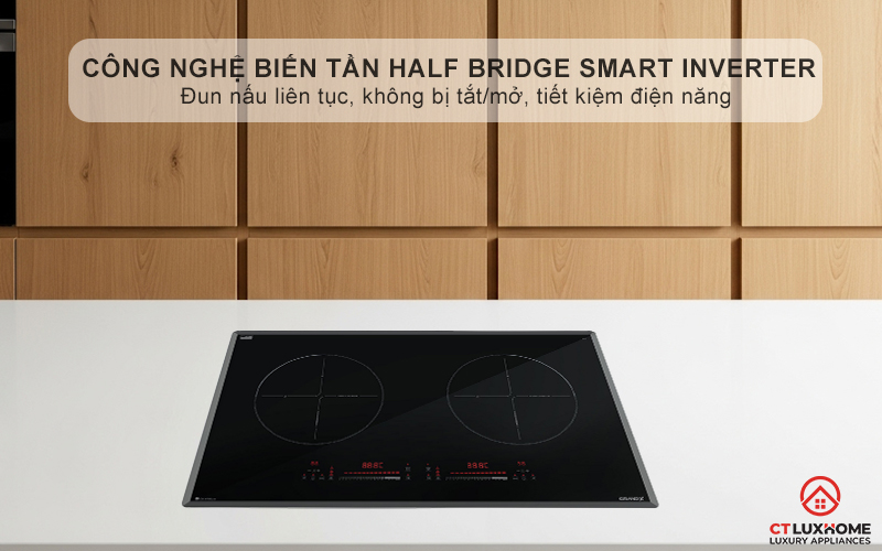 Công nghệ Half Bridge Smart INVERTER Duy trì nhiệt độ ổn định ở mức thấp nhất mà không cần bật/tắt liên tục