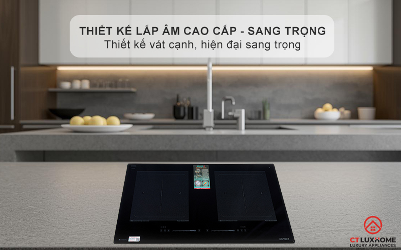 Thiết kế lắp âm cao cấp - sang trọng