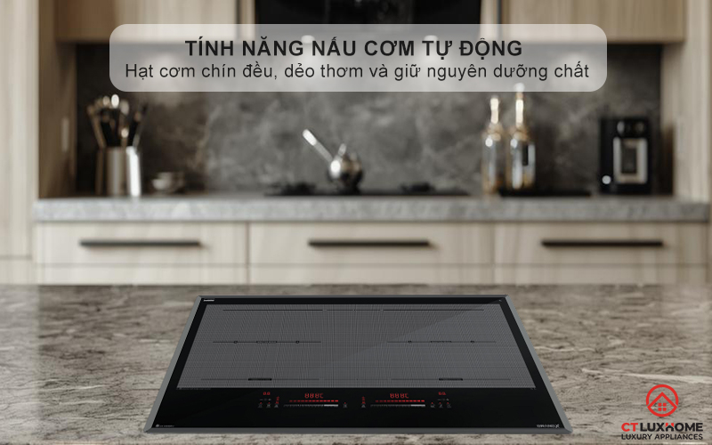 Tính năng nấu cơm tự động chuyên biệt ngay trên bếp từ