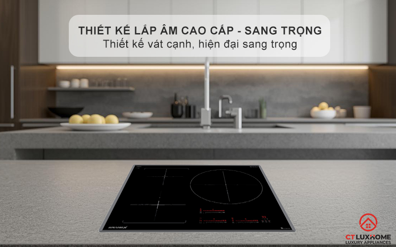 Thiết kế lắp âm cao cấp - sang trọng