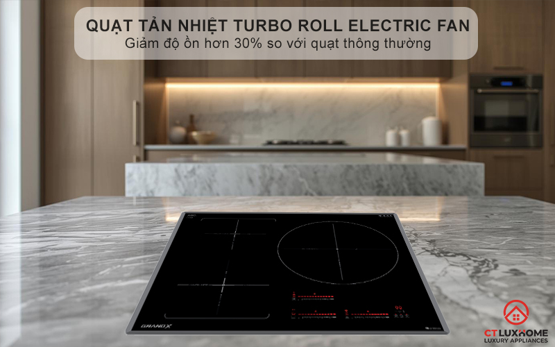 Quạt tản nhiệt Turbo Roll Electric Fan, giảm độ ồn hơn 30% so với quạt thông thường