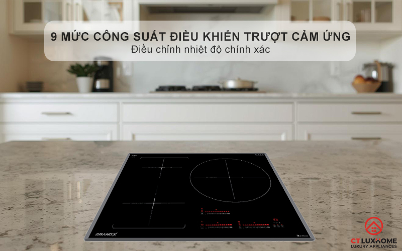 9 mức công suất điều khiển trượt cảm ứng, điều chỉnh nhiệt độ chính xác