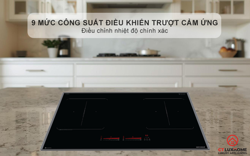 9 mức công suất điều khiển trượt cảm ứng, điều chỉnh nhiệt độ chính xác
