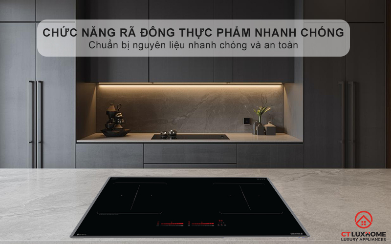 Chức năng rã đông (Defrost) thực phẩm nhanh chóng, tiện lợi