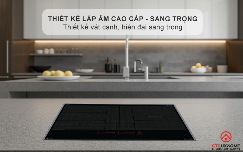Thiết kế lắp âm cao cấp - sang trọng