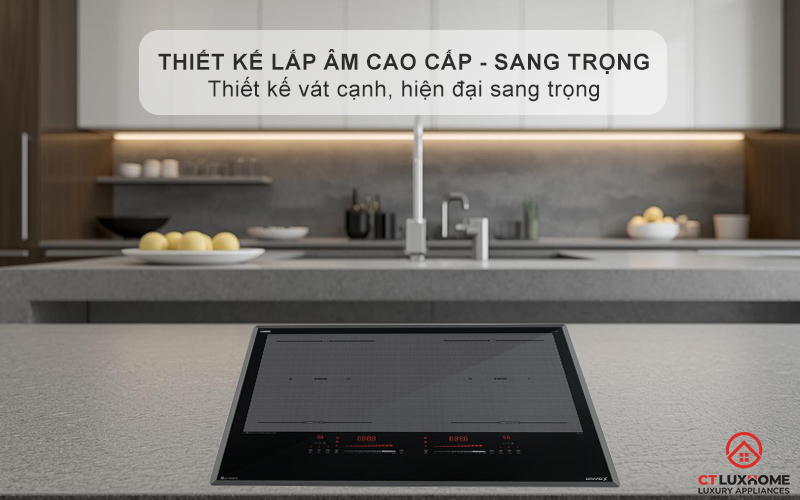 Thiết kế lắp âm cao cấp - sang trọng