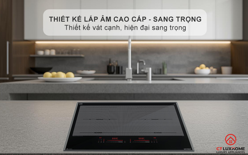 Thiết kế lắp âm cao cấp - sang trọng