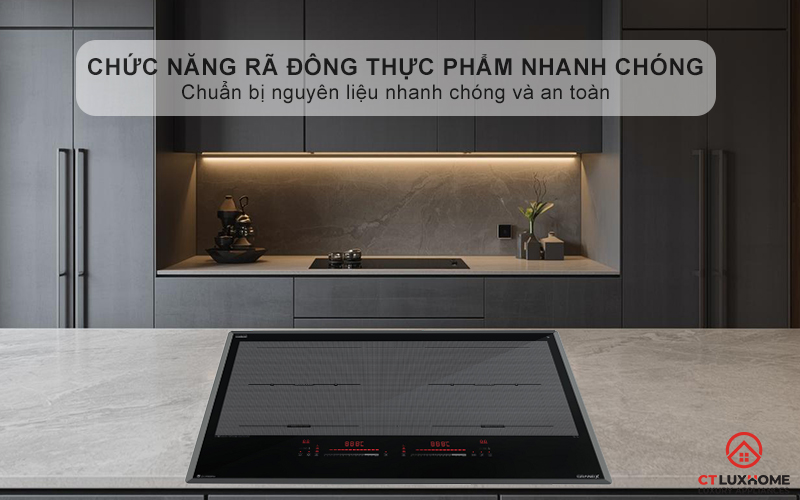 Chức năng rã đông (Defrost) thực phẩm nhanh chóng, tiện lợi