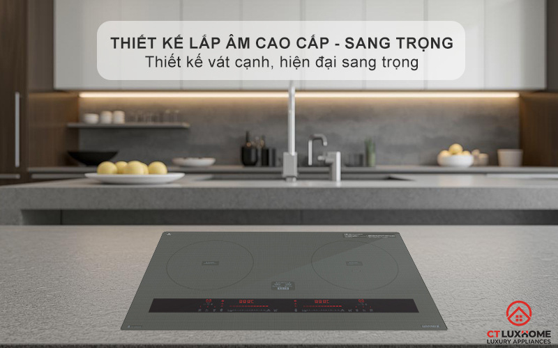 Thiết kế lắp âm cao cấp - sang trọng