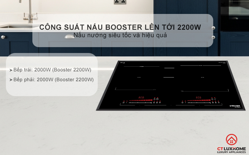 BẾP TỪ 2 VÙNG NẤU KOCHER DI-339SE DI339SE 3