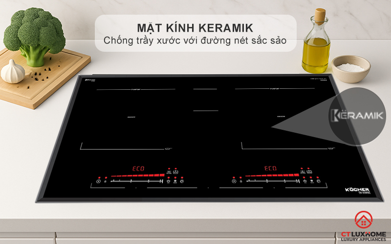 BẾP TỪ 2 VÙNG NẤU KOCHER DI-339SE DI339SE 2