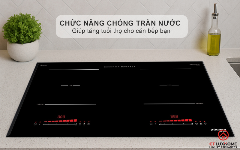 BẾP TỪ ĐÔI 2 VÙNG NẤU KOCHER DI-330E DI330E 11