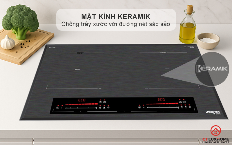 BẾP TỪ 2 VÙNG NẤU KOCHER DI-339PRO DI339PRO 2