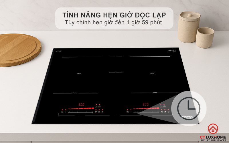 BẾP TỪ 2 VÙNG NẤU KOCHER DI-333SE DI333SE 9