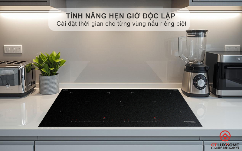 Hẹn giờ nấu và tắt bếp