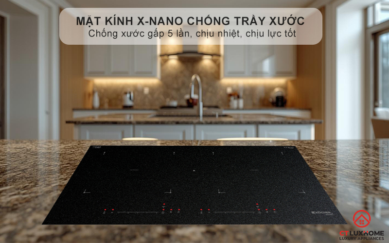Mặt kính X-NANO chống trầy xước va đập gấp 5 lần