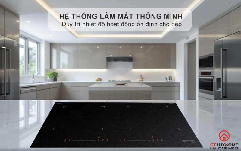 Hệ thống làm mát thông minh tản nhiệt nhanh chóng