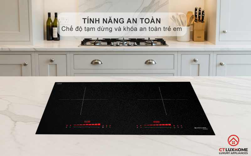 Tính năng khóa trẻ em an toàn và cảnh báo thông minh