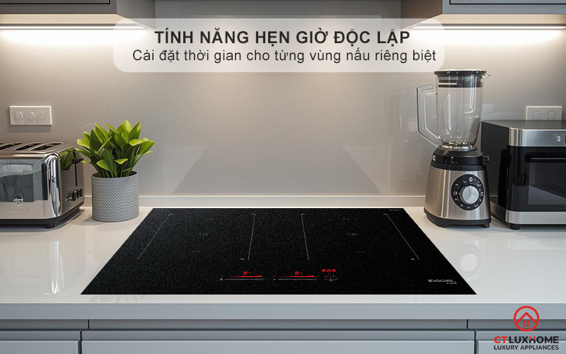 Hẹn giờ nấu và tắt bếp