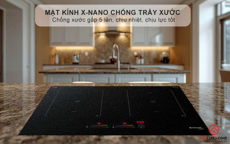 Mặt kính X-NANO chống trầy xước, va đập gấp 5 lần