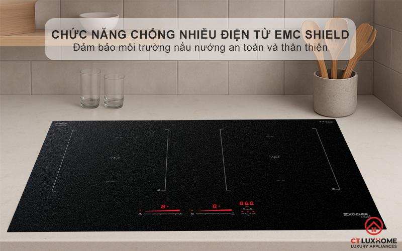 Chức năng chống nhiễu điện từ EMC Shield