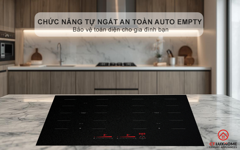 Chức năng tự ngắt an toàn Auto Empty