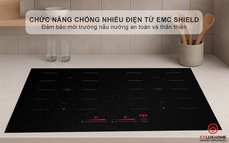 Chức năng chống nhiễu điện từ EMC Shield