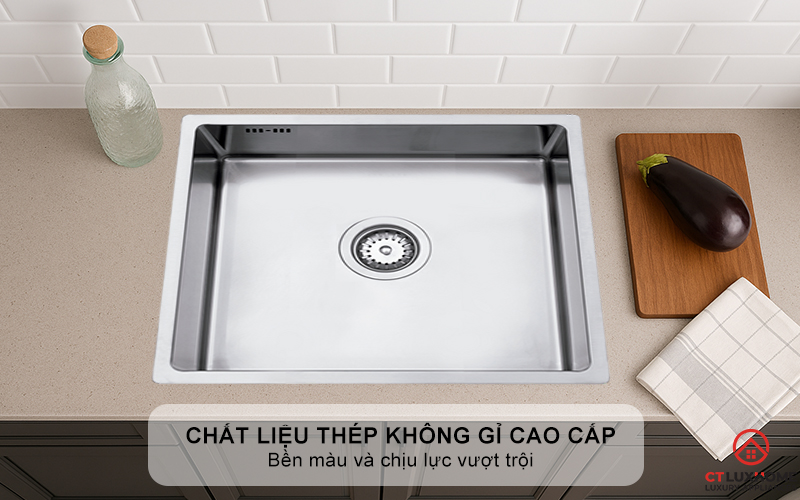 CHẬU RỬA BÁT INOX TEKA 1 HỐC RỬA BEX LINEA 50.40 BEXLINEA5040 3