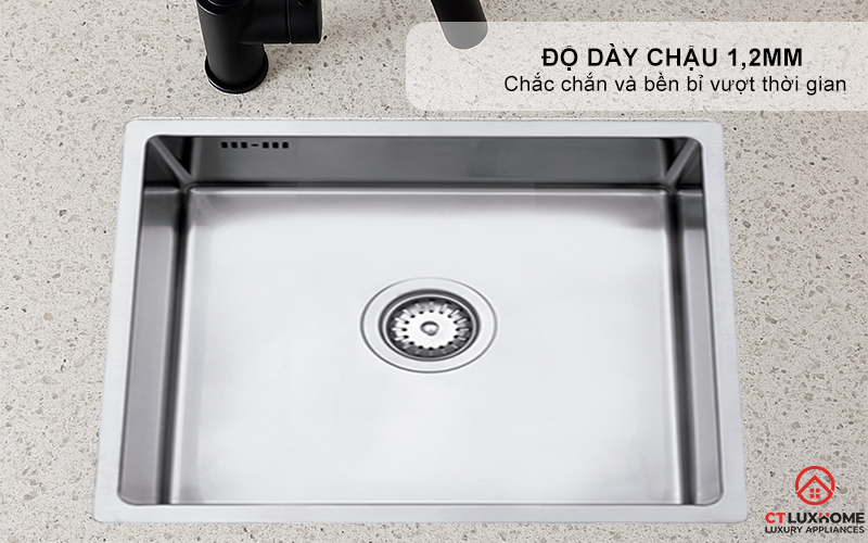 CHẬU RỬA BÁT INOX TEKA 1 HỐC RỬA BEX LINEA 50.40 BEXLINEA5040 6