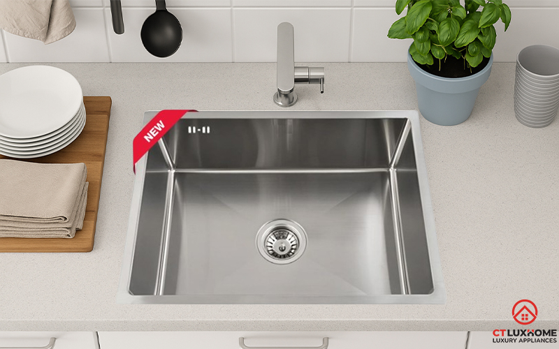 CHẬU INOX 1 HỐC RỬA BEX LINEA 55.40 BEXLINEA5540 1