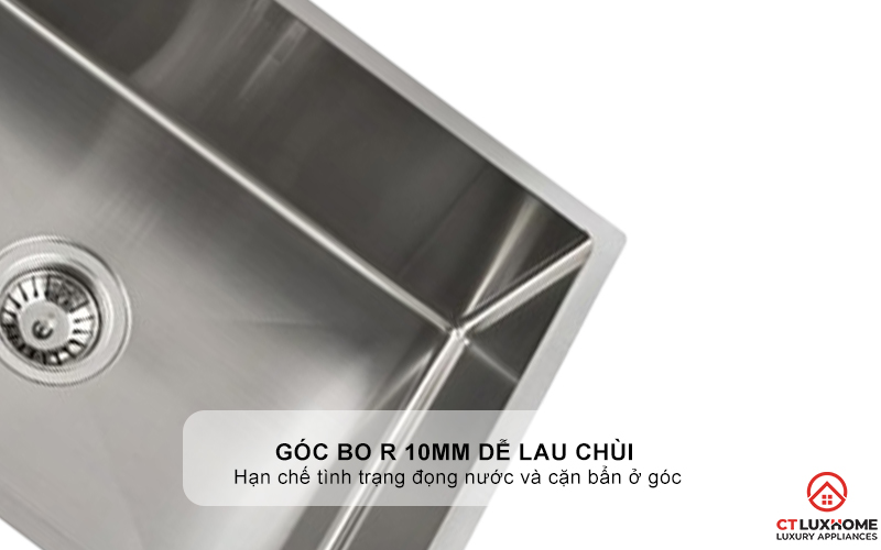 CHẬU INOX 1 HỐC RỬA BEX LINEA 55.40 BEXLINEA5540 4