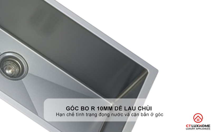 CHẬU INOX 1 HỐC RỬA BEX LINEA 70.40 1B (R10) BEXLINEA70401BR10 4