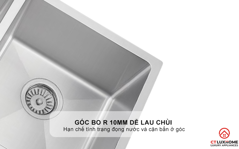 CHẬU CHẬU RỬA BÁT INOX TEKA 2 HỐC RỬA BEX LINEA 74.40 2B (R10) BEXLINEA74402BR10 4