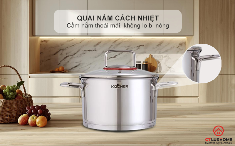 Quai nắm cách nhiệt an toàn