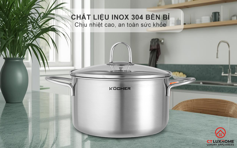 Chất liệu inox cao cấp