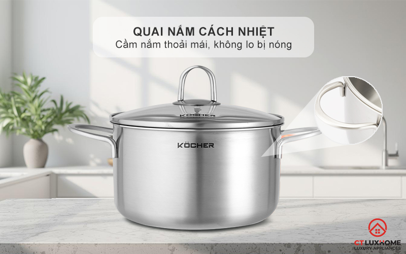 Tay nắm cách nhiệt an toàn