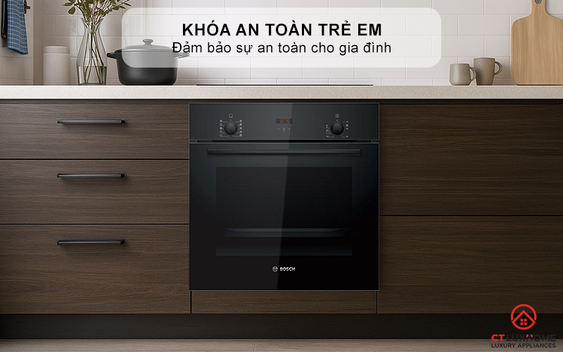 LÒ NƯỚNG ÂM TỦ BOSCH HBF512BB1T SERIES 2 MÀU ĐEN 12