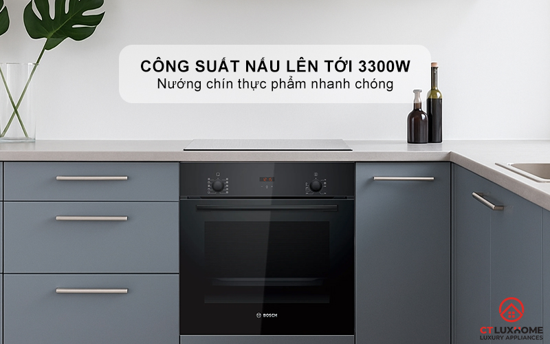 LÒ NƯỚNG ÂM TỦ BOSCH HBF512BB1T SERIES 2 MÀU ĐEN 3