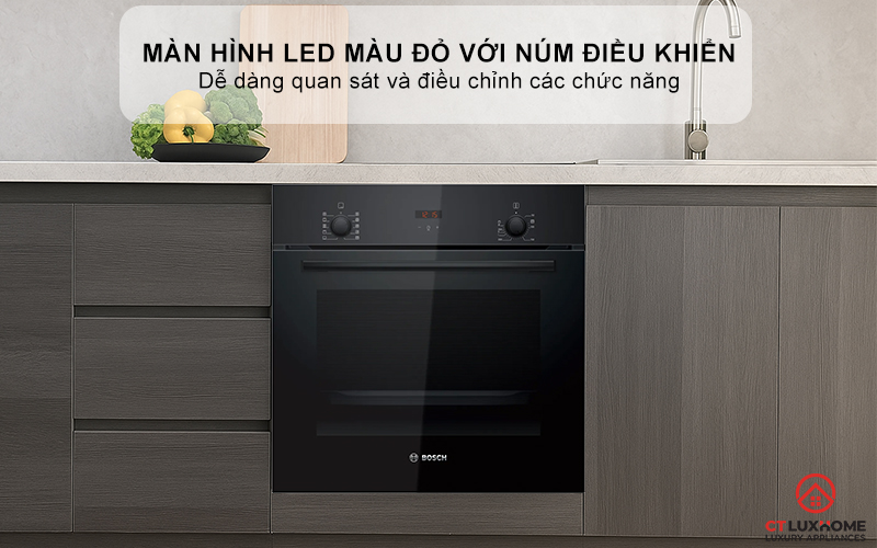 LÒ NƯỚNG ÂM TỦ BOSCH HBF512BB1T SERIES 2 MÀU ĐEN 4