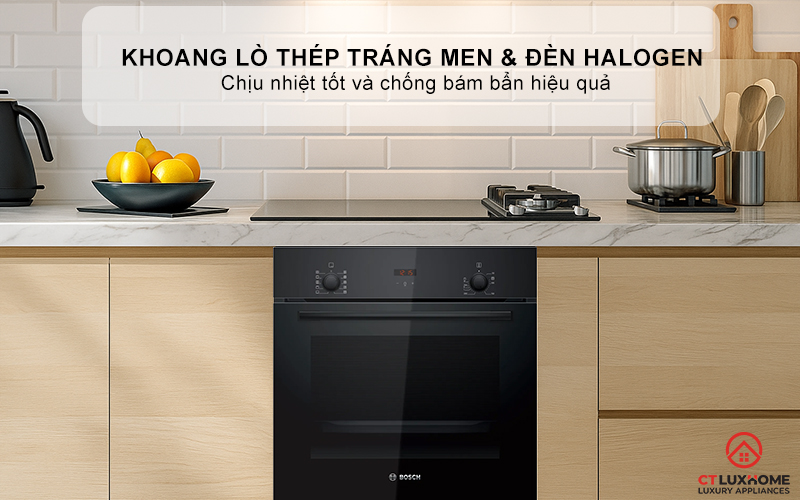 LÒ NƯỚNG ÂM TỦ BOSCH HBF512BB1T SERIES 2 MÀU ĐEN 5