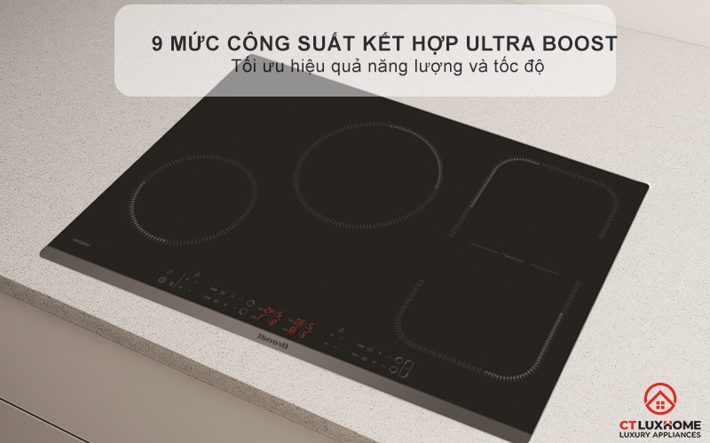 BẾP TỪ 4 VÙNG NẤU BRANDT BPI6449BL 7200W MÀU ĐEN 5