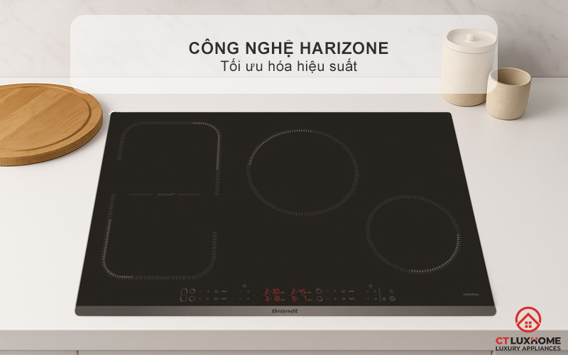 BẾP TỪ 4 VÙNG NẤU BRANDT BPI6449BL 7200W MÀU ĐEN 6