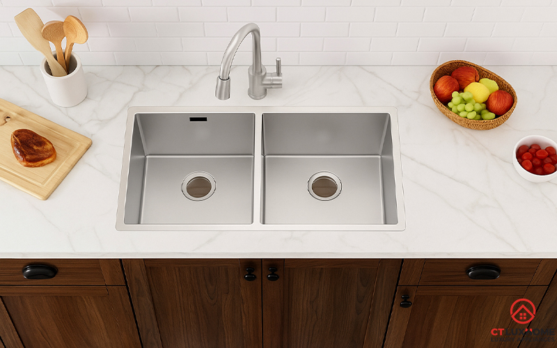 CHẬU INOX TEKA 2 HỐ RỬA BX 2B 860 BX2B860 1
