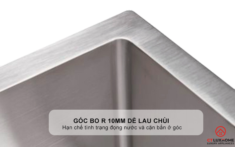 CHẬU RỬA BÁT INOX TEKA 1 HỐC RỬA BX R10 50.40 BXR105040 4