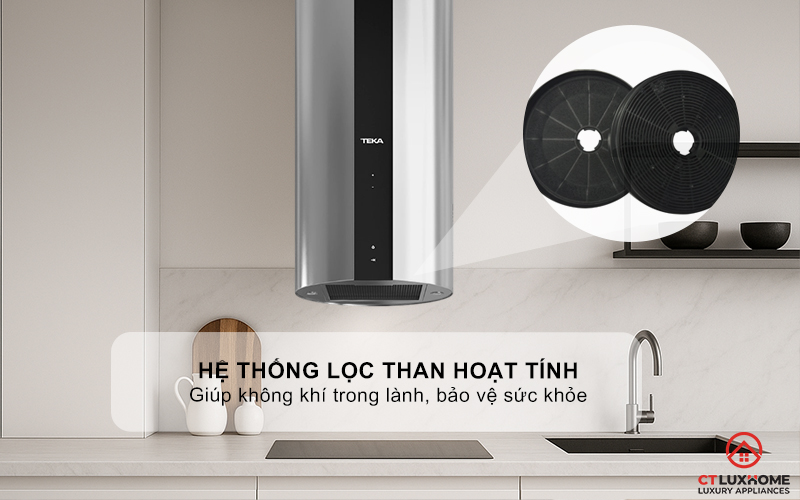 MÁY HÚT MÙI ỐC ĐẢO TEKA CC 485 NGANG 40CM CC485 6