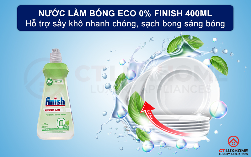 Giới thiệu về nước làm bóng Eco Finish 0% 400ml