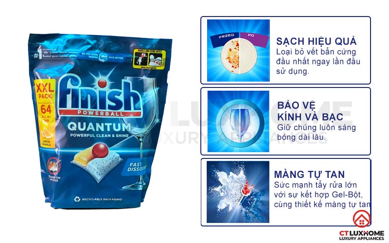 VIÊN RỬA BÁT FINISH QUANTUM 64 VIÊN HÀNG CHÍNH HÃNG 3