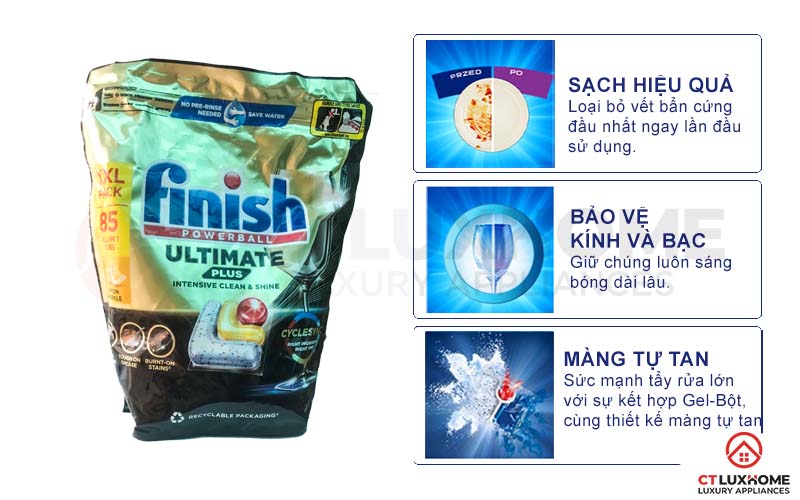 VIÊN RỬA BÁT FINISH ULTIMATE PLUS 2