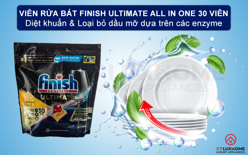 FINISH ULTIMATE ALL IN ONE 30 VIÊN CHÍNH HÃNG 1