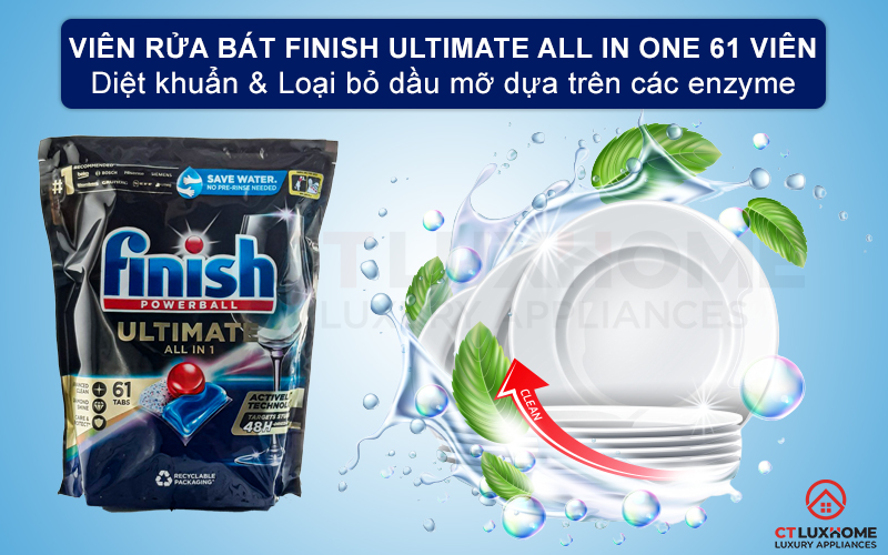 FINISH ULTIMATE ALL IN ONE 61 VIÊN CHÍNH HÃNG 1